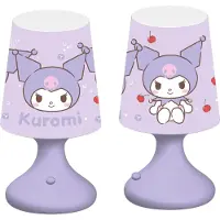 Joy toy Lampka LED Kuromi Sanrio - 19 cm, idealna do biurka i stolika nocnego