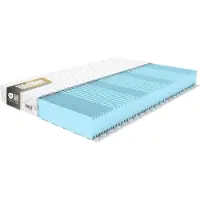 REM-SEN.PL Matelas REM-SEN Classic 160 x 190 cm, hauteur 15 cm, H4, 7 zones, mousse de polyuréthane, respirant, antiallergique, Oeko-Tex, housse à membrane haut de gamme