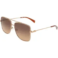 Liu Jo Lunettes de soleil - - LJ165S - Aviator - Métal doré (Amber gold) - Verres 59 mm