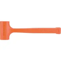 Neo Tools Marteau sans recul 940 g, construction monolithique