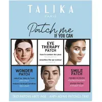 Talika Patch Me If You Can ensemble de masque en tissu contour des yeux et lèvres 3x1 pcs