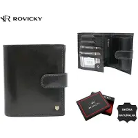 Rovicky Portefeuille homme en cuir avec RFID -
