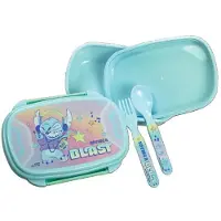 Disney Boîte à sandwich en plastique avec couverts Lilo & Stitch Blast