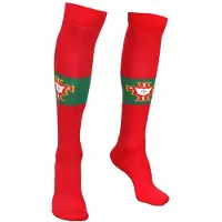 Kingdo Portugal Chaussettes de Football Domicile - Enfants et Adultes - 26-30 XXS