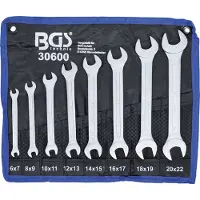 Bgs 30600 Jeu de clés à fourche double, 6 - 22 mm, 8 pcs.