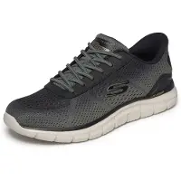 SKECHERS Baskets de piste Homme Olive