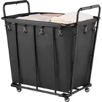 Vevor Chariot à linge mobile avec roulettes pivotantes