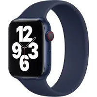 Apple Bracelet Boucle unique en Silicone Watch | 38/40/41/42 mm - Taille 2 - Deep Navy