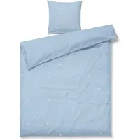Juna Literie - Adulte - Daisy - Bleu Clair av. Fleurs - - Adulte - Literie - Adulte
