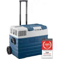 First Austria Glacière à compresseur , 43 L, -20 °C à +20 °C, modes MAX/ECO, éclairage intérieur, port USB, fonction trolley et poignées de transport