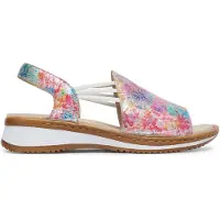 Ara Sandales 'Hawaii' bleu / marron / rouge / blanc