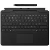 Microsoft Surface Pro Type Cover avec Emplacement de Stockage pour Stylet Noir AZERTY