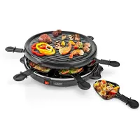 Melissa 16300032 Raclette 800w Noir One Size / EU Plug 220V
