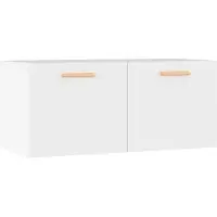 vidaXL Armoire murale Blanc 80x35x36,5 cm Bois d'ingénierie