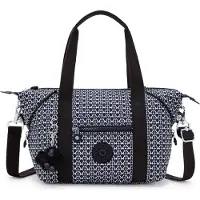 Kipling Sac bandoulière 'ART MINI' noir / blanc