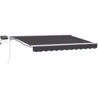 vidaXL Armature de store manuelle avec LED 3,5 x 2,5 m