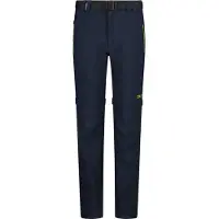 CMP Kid Zip Off Pant 01Nn B.blue-Limegreen 176