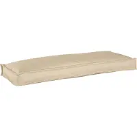vidaXL Coussin pour banc de palette Beige 110 x 40 x 8 cm Tissu Oxford