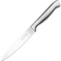 Nirosta 41830 Couteau De Cuisine, Couteau À Découper, Lame De 12cm, Argenté, Acier Inoxydable, 24x2,5cm