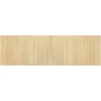 vidaXL Tapis rectangulaire naturel clair 60x200 cm bambou