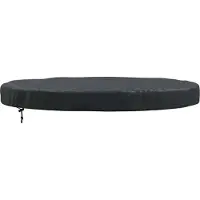 vidaXL Housse de Table Extérieure Noir 92 x 92 x 10 cm Tissu 210D