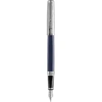 Waterman Stylo plume Exception DeLuxe C.C Deep Lacquer M Bl. (Bleu, 1 x)