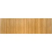 vidaXL Tapis rectangulaire naturel 60x200 cm bambou