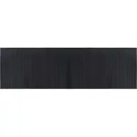 vidaXL Tapis rectangulaire noir 60x200 cm bambou