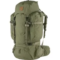 Fjällräven Sac à dos de sport 'Kajka 85' marron / vert