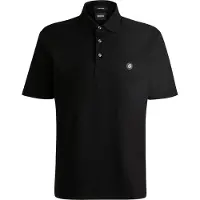 HUGO BOSS T-Shirt 'C-Parris 01' gris / noir / blanc