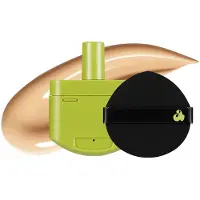 Unleashia Satin Wear Healthy-Green Cushion Re-Feel + Puff - 40 g No.21W Creamer