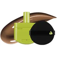 Unleashia Satin Wear Healthy-Green Cushion Re-Feel + Puff - 40 g No.38N Sun Stream