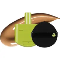 Unleashia Satin Wear Healthy-Green Cushion Re-Feel + Puff - 40 g No.32N Middle Honey