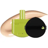 Unleashia Satin Wear Healthy-Green Cushion Re-Feel + Puff - 40 g No.18N Butter Vanilla