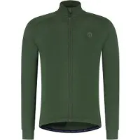 Rogelli Hommes, Maillot de cyclisme, Chemise de Cyclisme Manches Longues Essentielle (M), Vert, M
