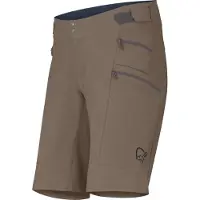 Norrøna - Short softshell déperlant et stretch - Fjora Flex1 Tech Shorts M Bungee Cord pour Homme en Nylon - Taille L - Beige