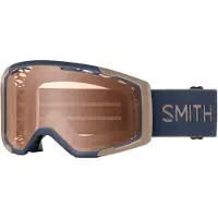 Smith - Masque de VTT - Rhythm Mtb Royal Navy / Summit Chromapop Amber Low Light en Silicone - Bleu