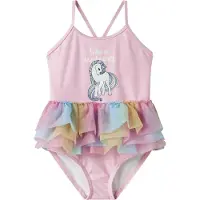 Name it Maillot de bain 'NMFZUPA' bleu clair / jaune / rose / blanc