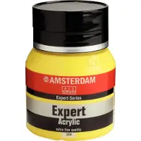 Amsterdam Expert Acrylfarbe Flasche 400 ml Permanent Zitronengelb 254 (400 ml)