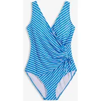 Bonprix Maillot 1 pièce sculptant avec lien à nouer, maintien léger