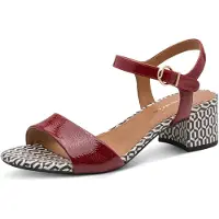 Tamaris Sandales « Sandalette Rot Kombi » en taille 38