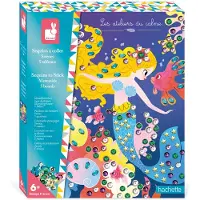 Janod Kit de bricolage sirènes paillettes jouet créatif à partir de 6 ans