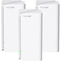 Tenda Système maillé MX21 PRO 2-pack pour toute la maison. Wi-Fi 6E Gigabit tri-bande AX5700, 3 ports Gigabit, MU-MIMO, Beamforming, MFDMA, couverture jusqu'à 500 m²