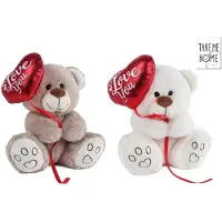Van Manen Veenendaal Take Me Home Beer met Ballonhart Pluche - 20cm