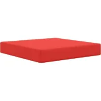 vidaXL Coussin De Canapé D'extérieur 3 Pcs Rouge Polyester