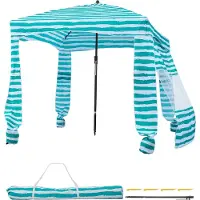 Vevor Tonnelle de Plage 1,83x1,83 m