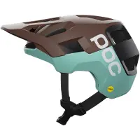 POC - Casque intégral de VTT - Kortal Race Mips Bronzite Brown Matt/Lazurite Blue Matt - Taille 51-54 cm - Marron