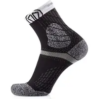 Sidas - Chaussettes de trail/running - Trail Protect Black/Grey - Taille 37-38 - Noir