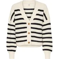 ONLY Cardigan 'ONLCALLIE' crème / noir