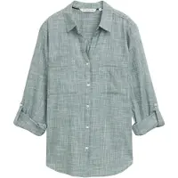 Tom Tailor Chemisier jade / blanc